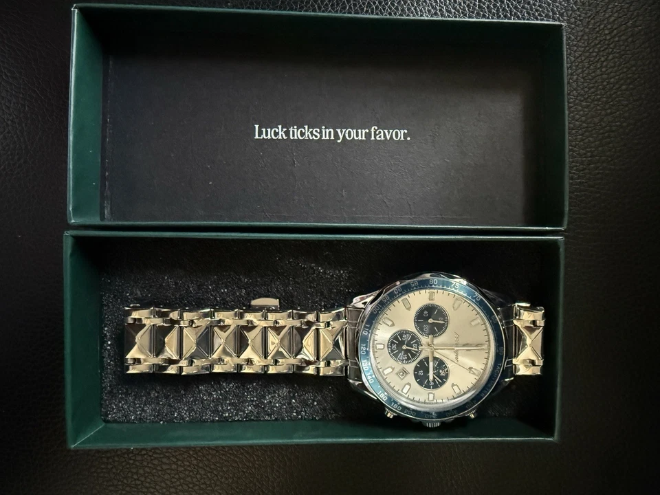 Reloj Lucky Fours Cronómetro Plata Hielo, Nuevo Foto 1 de 4