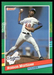 1991 DONRUSS RAMON MARTINEZ LOS ANGELES DODGERS #557 - Picture 1 of 2