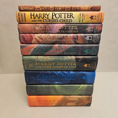 Harry Potter Hardcover Book Set 1-7 + Cursed Child & Tales of Beedle the Bard - Image 1 of 2