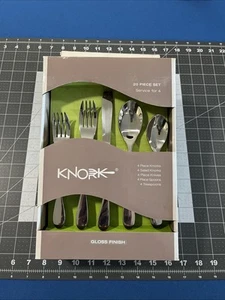 Knork Posate (4) 5 Pezzi Impostazioni di Posizionamento Finitura Lucida Inox - Nuove - Foto 1 di 10