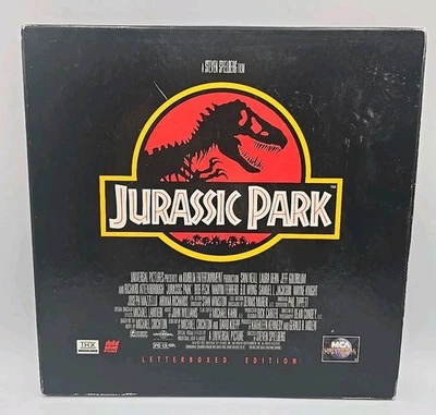 Jurassic Park Laserdisc 3-Disc Box Set THX Letterboxed Edition MCA 1994 VG+/EX! - Image 1 of 4
