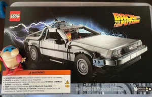 NEW LEGO Set 10300 BACK TO THE FUTURE Marty McFly DeLorean Time Machine Sealed - Picture 1 of 1