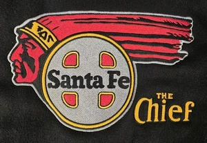 Vintage Golden Bear Jacke Wolle Leder Santa Fe Railroad The Chief Herren 2XL  - Bild 1 von 11