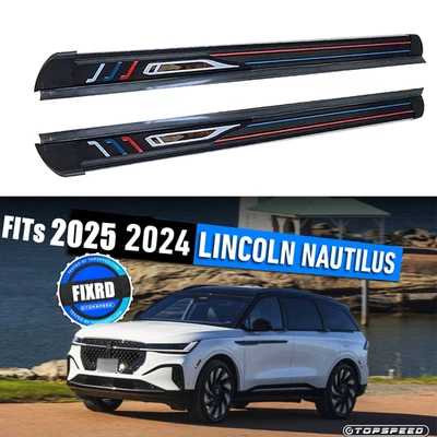 Running Board Fits for Lincoln Nautilus 2024 2025 Side Step Nerf Bar w/brackets - Image 1 of 4