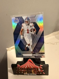 2025 Panini Mosaic Silver Mosaic #100 Malik Nabers Giants - Bild 1 von 2