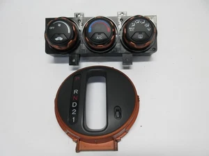 03-08 Honda Element SC Heater Control Shifter Bezel Combo Orange - Picture 1 of 5