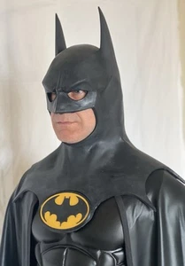 costume batman 1989 adulto Cosplay Bat Suit Keaton Burton Halloween Armatura - Bild 1 von 24