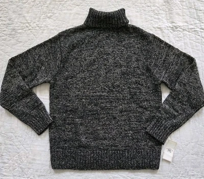 RRL Ralph Lauren DOUBLE RL Wool Cotton Linen Turtleneck Gray Sweater Sz  L  NWT - Image 1 of 4
