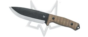 Coltello Fox Knives Bushman lama fissa FX-609 OD D2 OD verde micarta - Foto 1 di 3