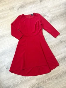 Vestido The Limited Rojo Manga 3/4 Talla Mediana Excelente Estado  - Imagen 1 de 5