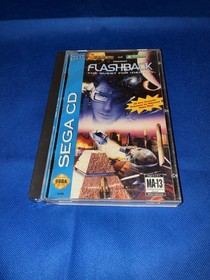 Flashback The Quest for Identity- Sega CD Complete TESTED CIB