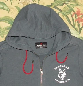 Suéter grande con capucha cremallera completa American Giant Rescue 22 para hombre - Imagen 1 de 4