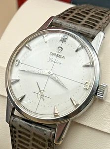 Vintage Omega Geneve, Crosshair Dial, Small Seconds Hand, Handaufzug ~1954 RARE - Bild 1 von 21
