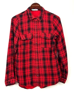 Top camicia western Maurices donna rosso a quadri nero perla bottoni a pressione L 1177T3 - Foto 1 di 11