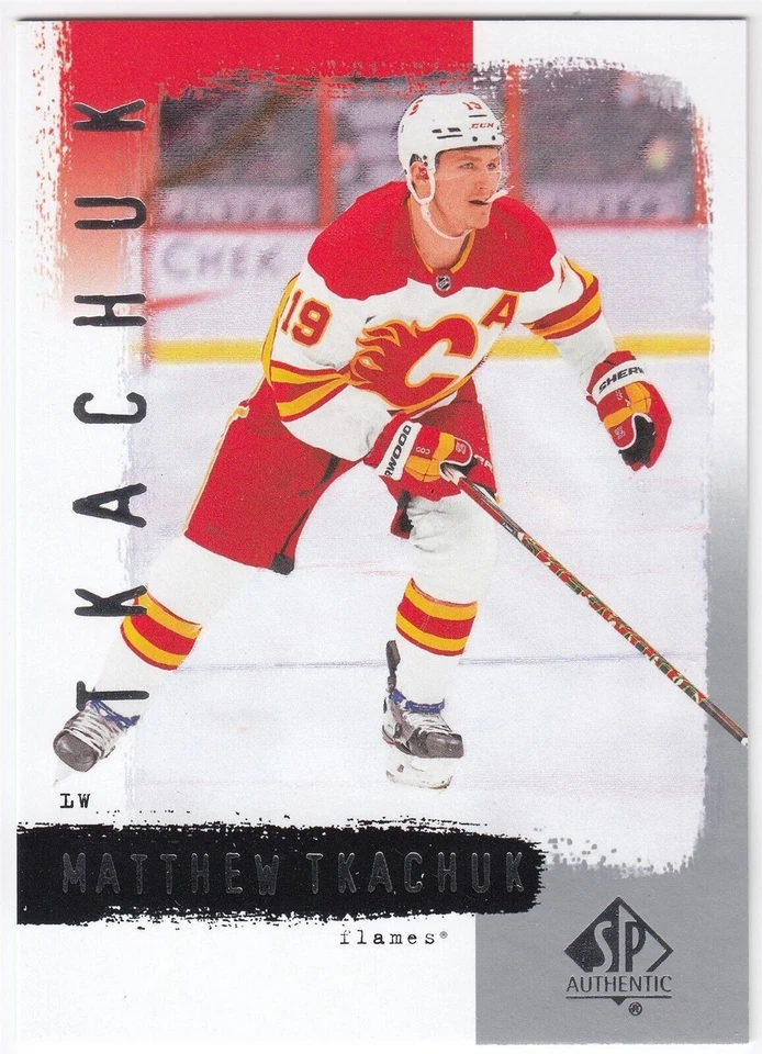 2020-21 Upper Deck SP Authentic 2000-01 Retro MATTHEW TKACHUK R10 Calgary Flames - Image 1 of 1