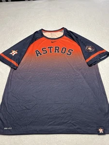Houston Astros Nike Dri Fit MLB Cooperstown Collection Shirt 2XL - Picture 1 of 8