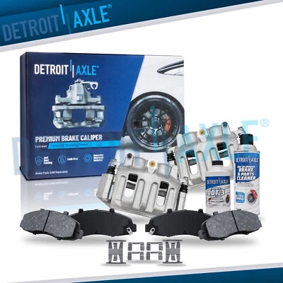 Pinzas de disco delanteras pastillas de freno de cerámica para Ford F-150 1997-2001 2002 2003 5 tacos Foto 1 de 4