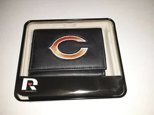 Chicago Bears NFL bestickte Leder-Geldbörse mit Dreifachfaltung - Bild 1 von 3