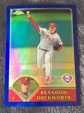 2003 (PHILLIES) Topps Chrome Refractors #51 Brandon Duckworth/699