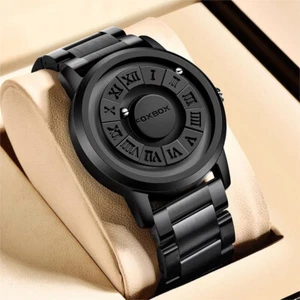 Creativo Reloj Hombre Cuarzo Impermeable Desplazamiento Cuentas Magne Deporte Reloj Pulsera Regalo - Imagen 1 de 19