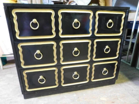 vintage Mid Century Modern Dorothy Draper chest espana dresser Hollywood Regency Cover