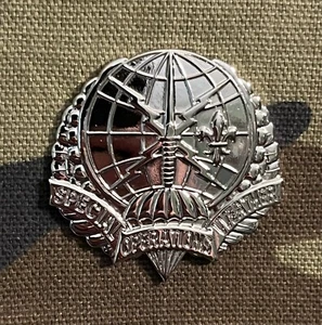 US AIR FORCE SPECIAL OPERATIONS WEATHER BERET BADGE; MIRROR FINISH - Bild 1 von 1