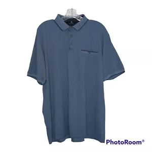 HART SCHAFFNER MARX Shirt Men's XL Short Sleeve Button Up Casual Golf - Picture 1 of 9