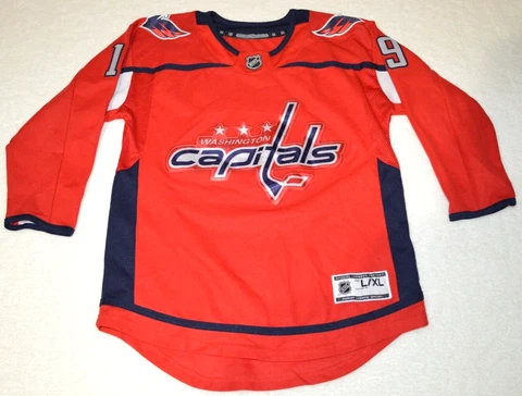 Nicklas Backstrom Washington Capitals #19 hockey Jersey - Youth L/XL Cover