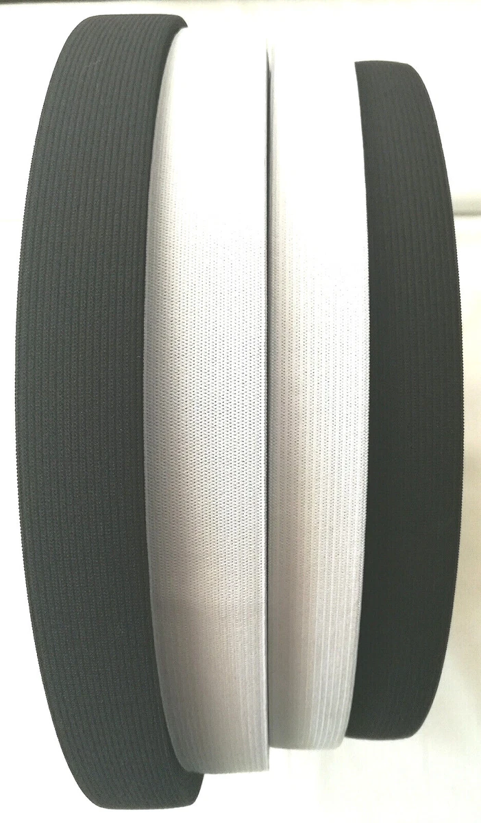 Gummi-Gummiband 20 Mm Breit, 5 M Lang – Schwarz & Universell Einsetzbar