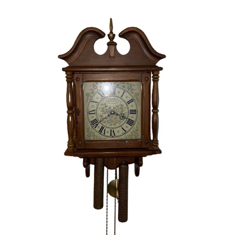 New England Clock Co. "The Colonial Revival Clock" Pendulum Wall Clock Cover