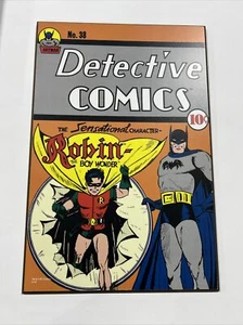 DETECTIVE COMICS 38 IMPRESIÓN DE PORTADA Batman Primera Aparición ROBIN Arte de Pared 19" X 13" - Imagen 1 de 1