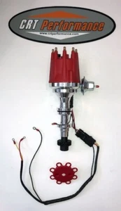 NEW Cadillac 331 365 390 V8 HEI Distributor RED 1954-1962 ELECTRONIC IGNITION - Picture 1 of 3
