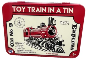 Westminster Toy Train in a Tin Old No 9 Express Battery Operated NEW - Picture 1 of 5