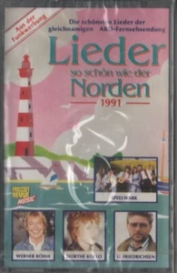 Lieder so schön wie der Norden 1991 MC NEU Werner Böhm Dorthe Kollo Speelwark - Foto 1 di 2