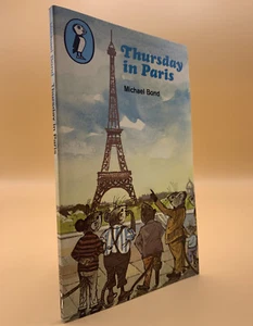 Vintage 1977 Puffin Paperback Thursday in Paris Michael Bond - Picture 1 of 3