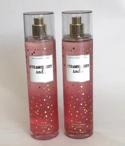 2 X Bath & Body Works Strawberry Soda Fine Fragrance Mist 8 Oz. - Picture 1 of 3