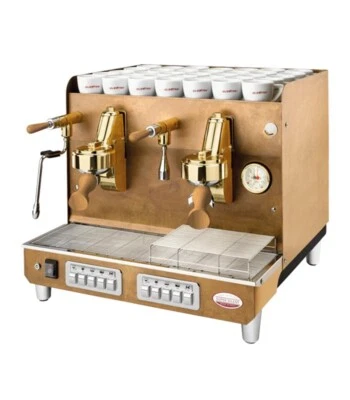 Эспрессо-машина Elektra Sixties Riforma 2 группы - винтажный итальянский дизайн - бюстгальтеры - Изображение 1 из 4