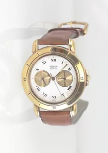 RELOJ CUARZO YEMA PARIS by Seiko N1ZW43 - DÍA-FECHA POR ZONA 5 MANECILLAS *NUEVO *RARO* - Imagen 1 de 11