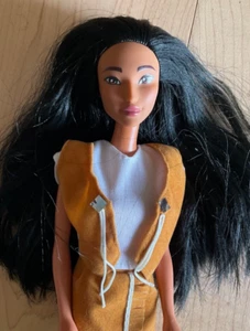Vintage Pocahontas Barbie Doll hybrid, TNT body, outfit - Picture 1 of 9