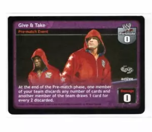 Tarjeta WWE Raw Deal: Give & Take - Imagen 1 de 1