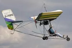 Eipper Quicksilver Hängen Gleiten ultraleichtes Flugzeug Mahagoni Holz Modell klein - Bild 1 von 1