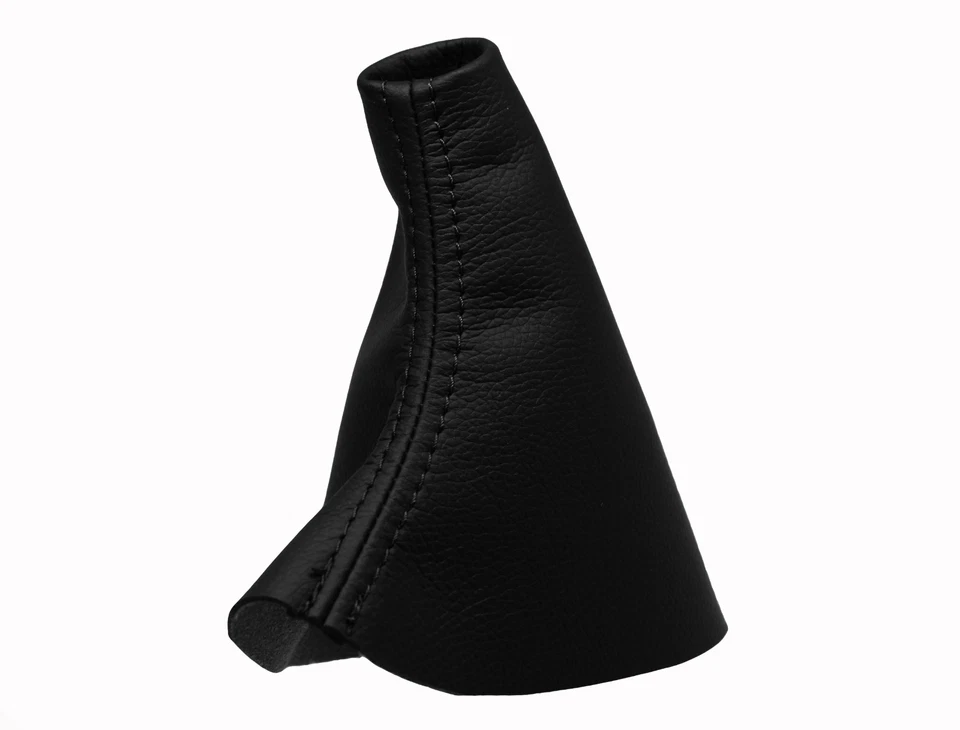 Bolsa de cambio de manguito de cuero auténtico de hilo negro para VOLVO V50 2003-2012 Foto 1 de 1