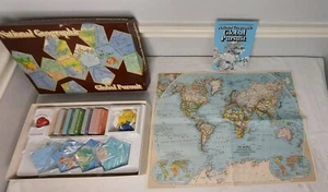 National Geographic Global Pursuit Board Game 1987 Complete 99%Sealed Components - Picture 1 of 16
