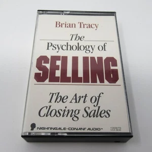 The Psychology of Selling The Art of Closing Sales Brian Tracy Cassette Tape vtg - Picture 1 of 8