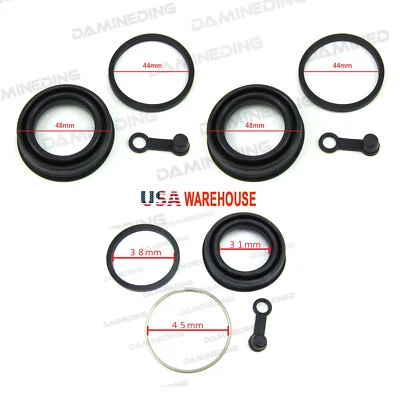 Nuevo Kit de Reconstrucción de Pinzas de Freno 2 Delanteras y 1 Traseras XS750 XS850 XS1100 Stock EE. UU. Foto 1 de 4