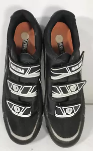 Pearl iZUMi All-Road Cycling Shoe Mens 45 EU/US 11.5 Black Silver w/Cleats - Picture 1 of 9