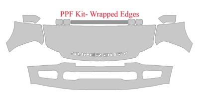 Kit de película de protección de pintura Ford F-250 Super Duty 2023-2024 Foto 1 de 4