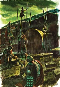 REPRINT - "BURIAL AND WATCH AT SEPULCHRE" BY RICHARD HOOK - 11" X 17" CARD STOCK - Picture 1 of 1