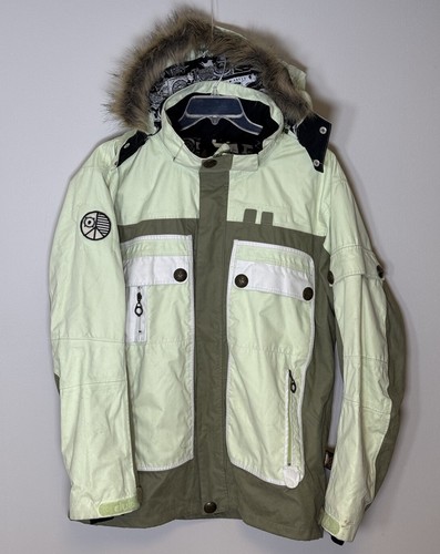 UNDERCOVER Giacca da sci snowboard Dub Remix serie XL cappotto cappuccio tasche anni 90 vintage