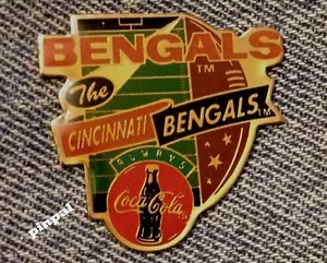 Pin Cincinnati Bengals ~ NFL ~ Fútbol ~ 1994 de colección ~ Coca Cola Coca-Cola ~ Nuevo stock antiguo - Imagen 1 de 2
